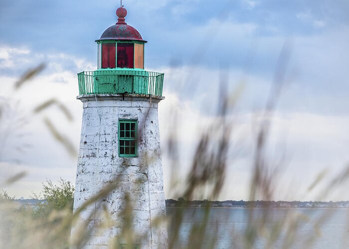 Lighthouse Greeting Card featuring the photograph Old Point Comfort Lighthouse by Lori Rowland
