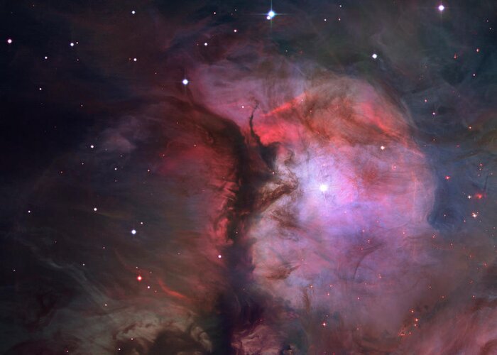 Scenics Greeting Card featuring the photograph Orion Nebula by Nasa/esa/stsci/m.robberto,hst Orion Treasury Team/ Spl