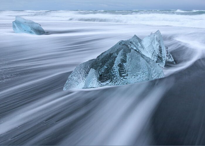 Iceland Greeting Card featuring the photograph Ornate Ice by Rob Davies