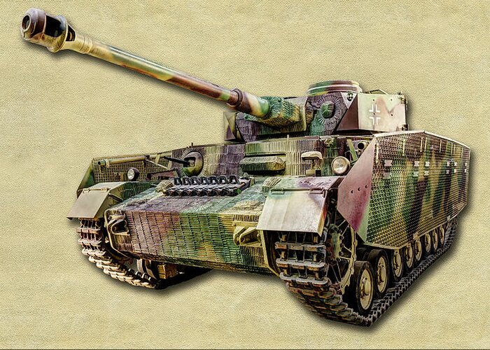 Panzer Iv Greeting Card featuring the photograph Panzer IV Canvas by Weston Westmoreland