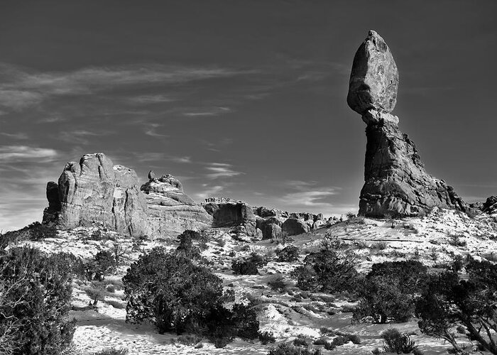 Arches National Park Greeting Card featuring the photograph Perfect Balance by Mountain Dreams