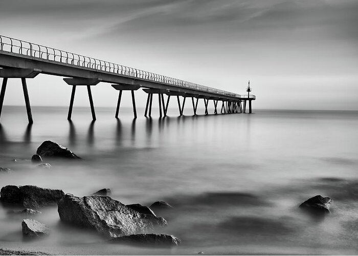 Bridge Greeting Card featuring the photograph Pont Del Petroli by Antoni Figueras