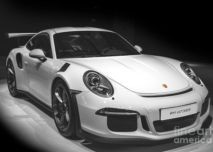 Porsche Logo Greeting Card featuring the photograph Porsche 911 GT3RS by Stefano Senise