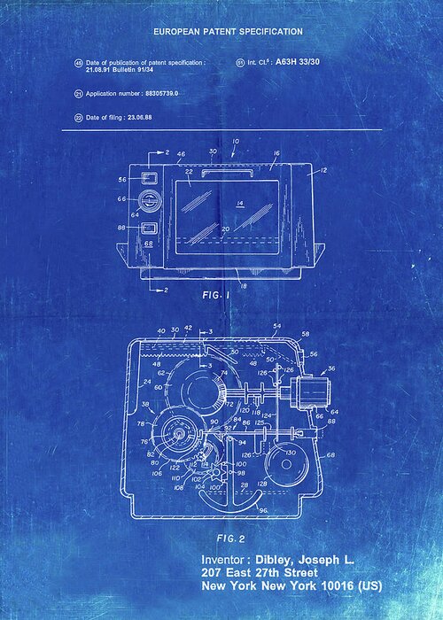 Pp791-faded Blueprint Easy Bake Oven Patent Poster Greeting Card featuring the digital art Pp791-faded Blueprint Easy Bake Oven Patent Poster by Cole Borders