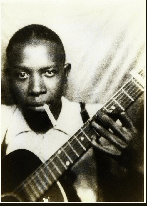 Robert Greeting Card featuring the photograph Robert Johnson by Bill Cannon
