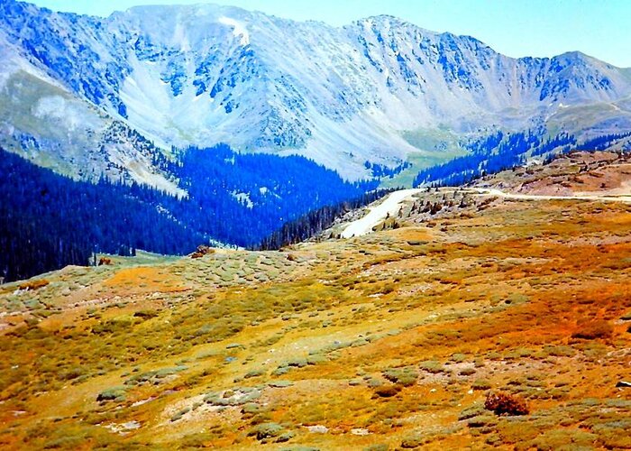Mountain Greeting Card featuring the photograph Rocky Mountain National Park Tundra by Gary F Richards