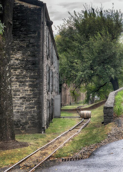 Woodford Reserve Greeting Card featuring the photograph Rolling on Down the Line by Susan Rissi Tregoning
