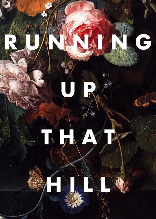 Running Up That Hill Print Greeting Card featuring the digital art Running Up That Hill Art Print by Georgia Clare