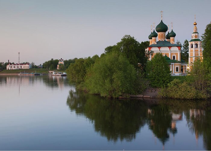 Tranquility Greeting Card featuring the photograph Russia, Yaroslavl Oblast, Golden Ring by Walter Bibikow
