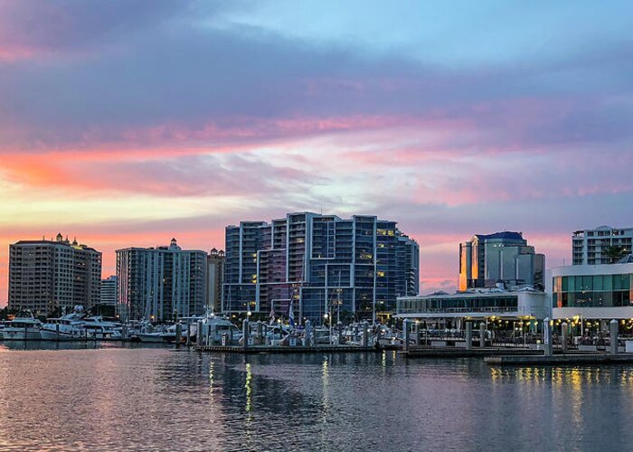 City Greeting Card featuring the photograph Sarasota Skyline by Ginger Stein