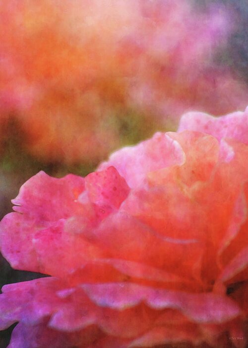 Impressionist Greeting Card featuring the photograph Scalloped 5512 IDP_2 by Steven Ward