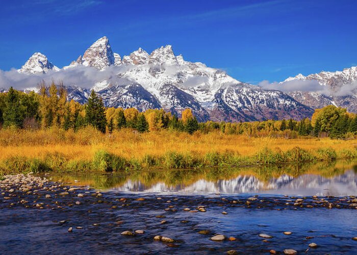Chris Steele Greeting Card featuring the photograph Schwabacher's Landing by Chris Steele