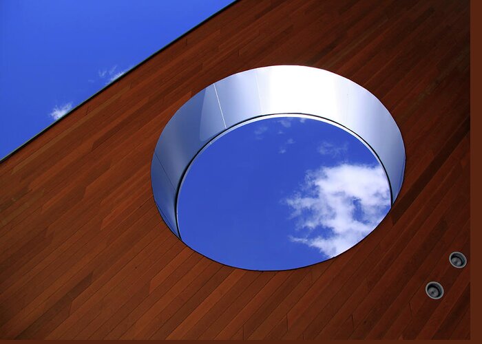 Ceiling Greeting Card featuring the photograph Sky In The Hole by Lisa Stokes