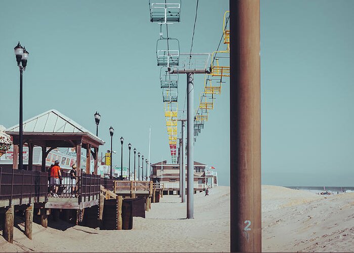 Seaside Greeting Card featuring the photograph Sky Ride by Steve Stanger