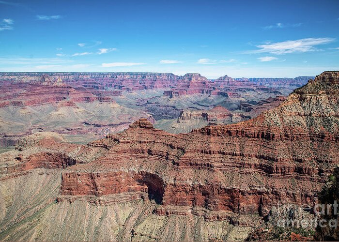 America Greeting Card featuring the photograph South Rim View by Ed Taylor