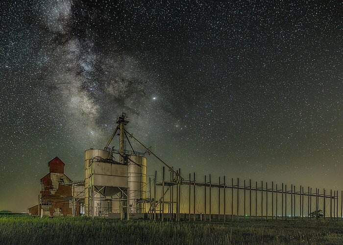 Milky Way Greeting Card featuring the photograph Star Seed 1 by James Clinich
