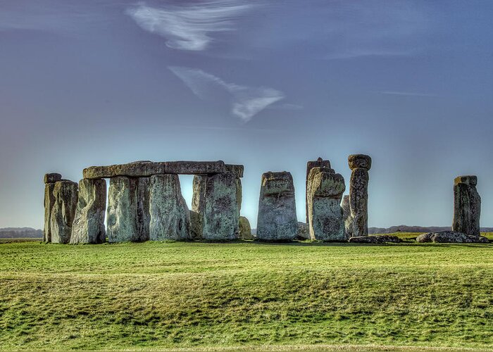 Tourism Greeting Card featuring the photograph Stonehenge by Laura Hedien
