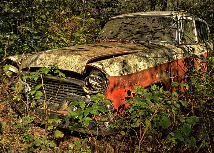 Studebaker Greeting Card featuring the photograph Studebaker #16 by James Clinich