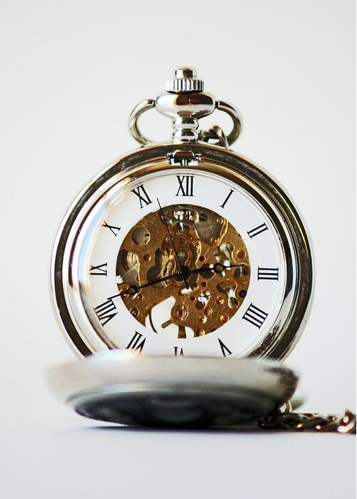 Studio Greeting Card featuring the photograph STUDIO. Pocketwatch. by Lachlan Main