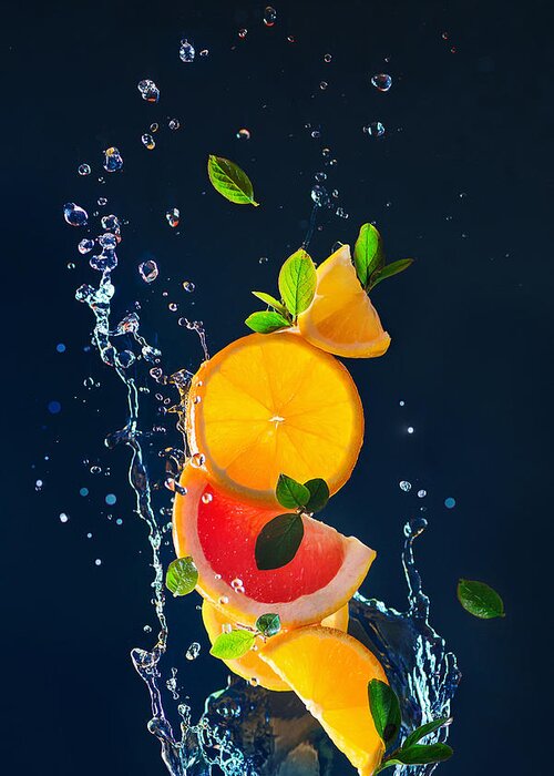 Refreshing Greeting Card featuring the photograph Summer Drinks by Dina Belenko