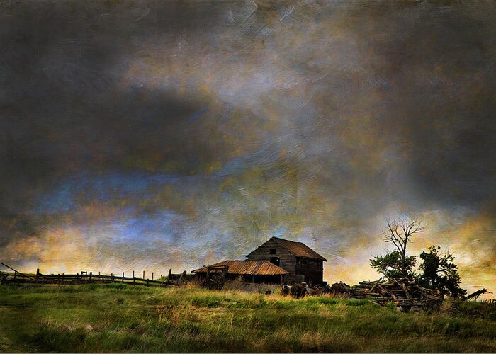 Farm Greeting Card featuring the photograph Summer Storm by Theresa Tahara