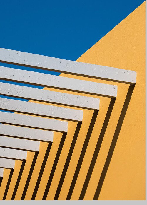 Abstract Greeting Card featuring the photograph Sunny Composition by Adolfo Urrutia