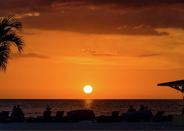 Florida Greeting Card featuring the photograph Sunset - St Pete Beach 2 by Frank Mari