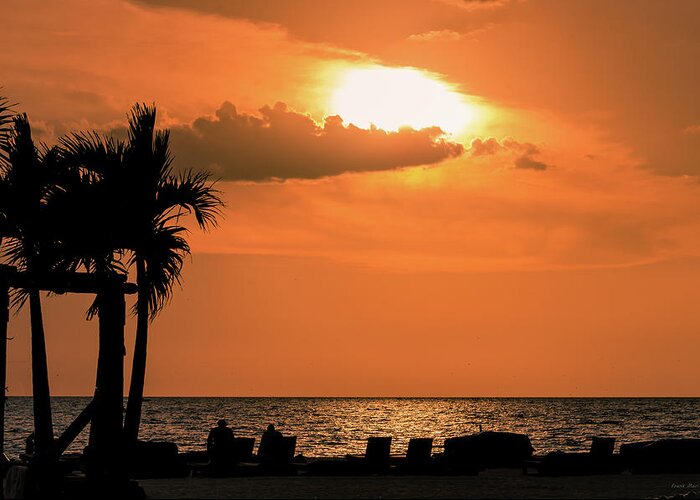 Florida Greeting Card featuring the photograph Sunset - St Pete Beach by Frank Mari