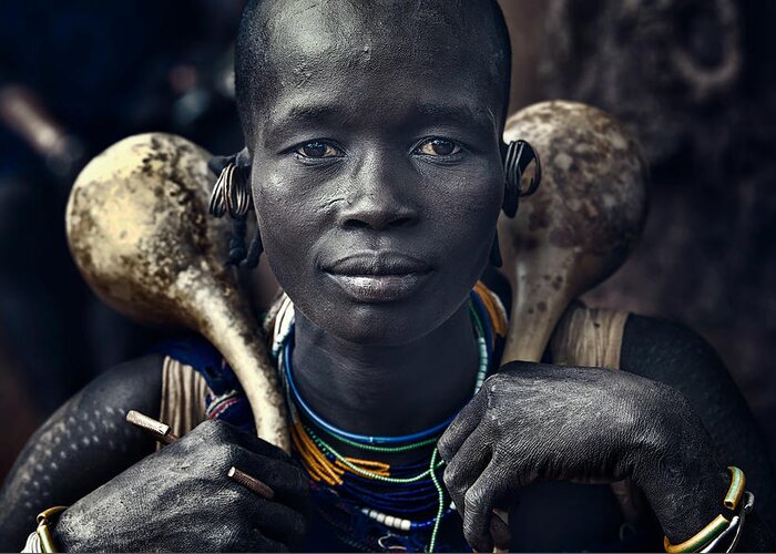 Surma Tribe Woman - Ethiopia Photograph by Joxe Inazio Kuesta Garmendia
