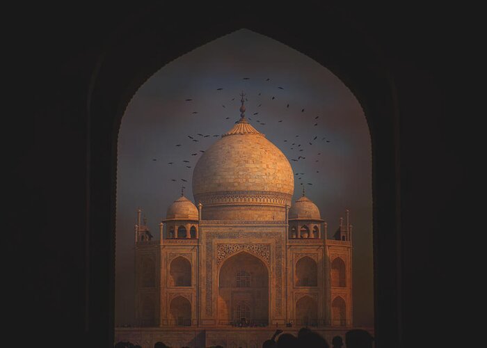 India Greeting Card featuring the photograph Taj Mahal by Svetlin Yosifov