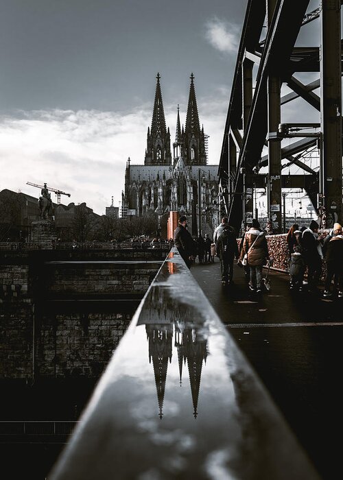 Germany Greeting Card featuring the photograph The Cologne Cathedral by Massimiliano Coniglio