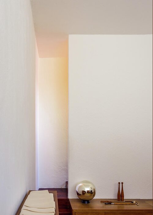 Casa Luis Barragán Greeting Card featuring the photograph The Dressing Room by Slow Fuse Photography
