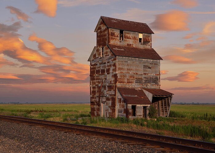 Kansas Greeting Card featuring the photograph The Grain Doesn't Flow Anymore by Darren White