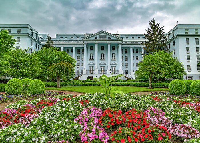 Greenbrier Greeting Card featuring the photograph The Greenbrier by Betsy Knapp