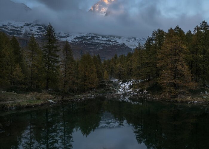 Alps Greeting Card featuring the photograph The Matterhorn by Alfredo Bruzzone