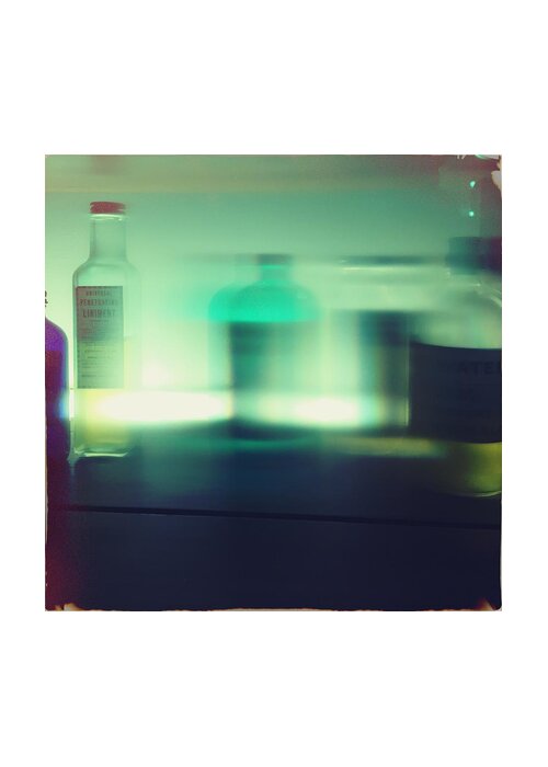 Blur Greeting Card featuring the photograph The Pharmacy by Lisa Burbach