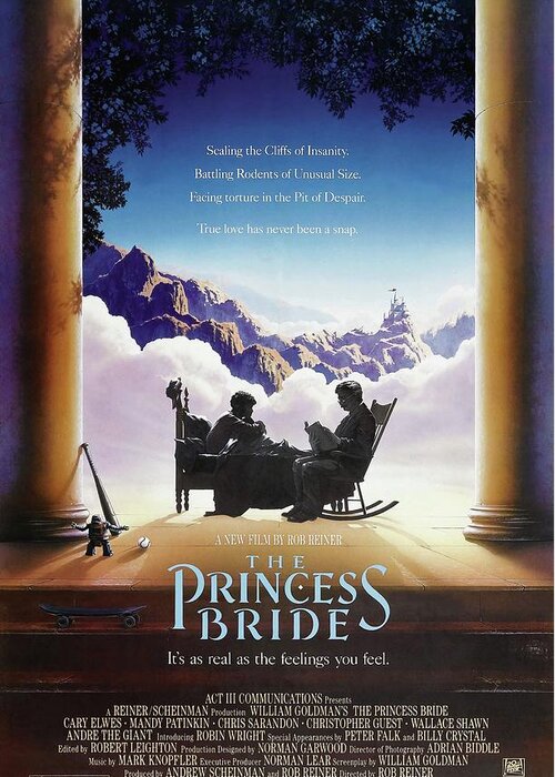 1980s Greeting Card featuring the photograph The Princess Bride -1987-. by Album