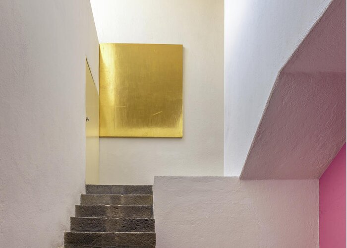 Casa Luis Barragán Greeting Card featuring the photograph The Vestibule by Slow Fuse Photography