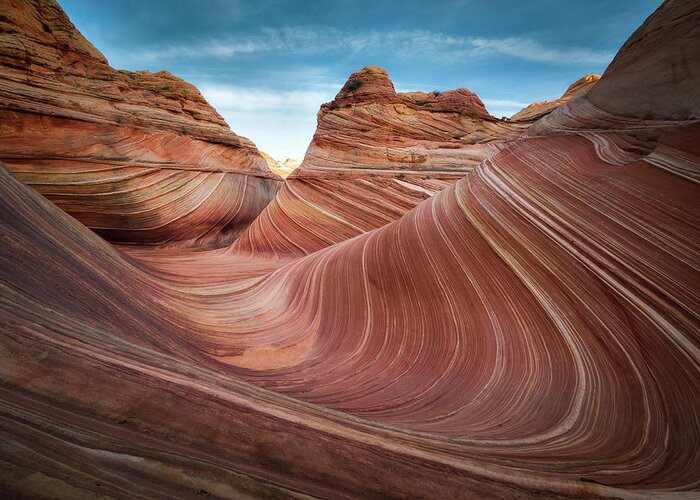 Arizona Greeting Card featuring the photograph The Wave by James Udall