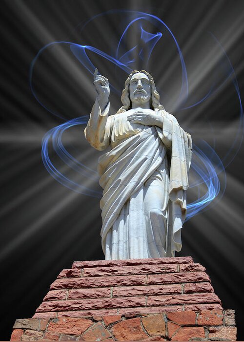 Jesus Greeting Card featuring the photograph The Way by Shane Bechler