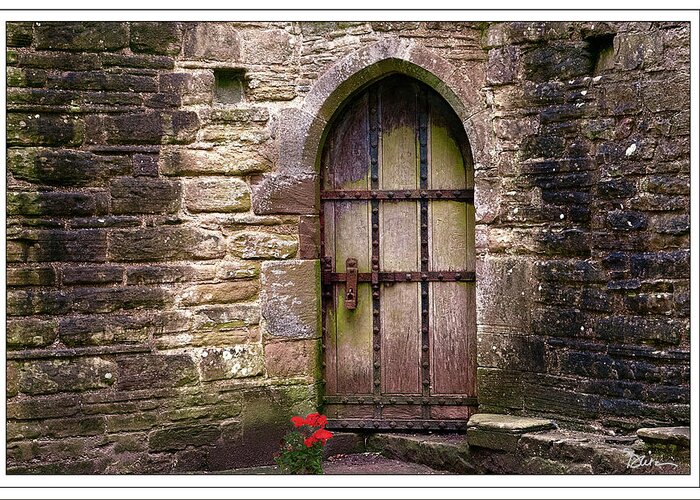 Tintern Door Greeting Card featuring the photograph Tintern Doorway by Peggy Dietz