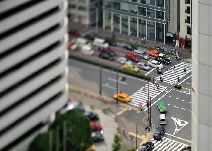 Outdoors Greeting Card featuring the photograph Tokyo. Aoyama Ichome by Vladimir Zakharov