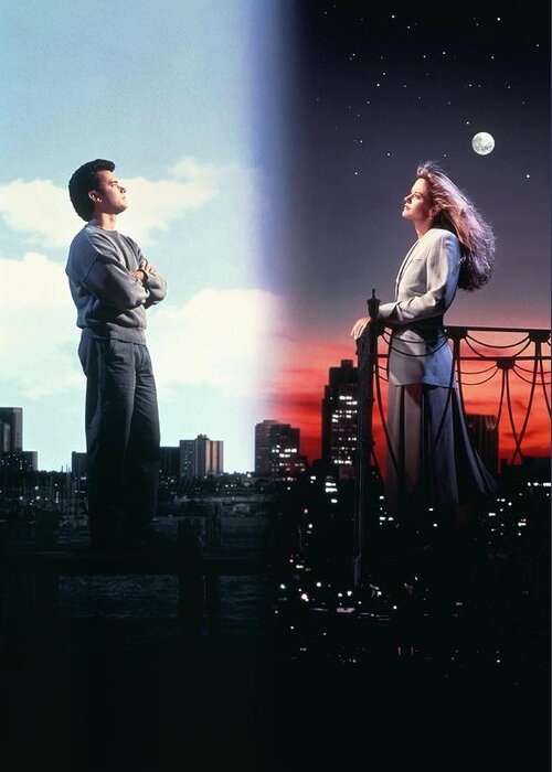 Meg Ryan Greeting Card featuring the photograph TOM HANKS and MEG RYAN in SLEEPLESS IN SEATTLE -1993-. by Album