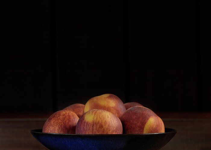 Bowl Of Peaches Greeting Card featuring the photograph Too Old To Die by Geoffrey Ansel Agrons