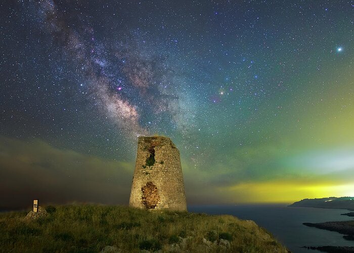 Astronomy Greeting Card featuring the photograph Torre Emiliano by Ralf Rohner