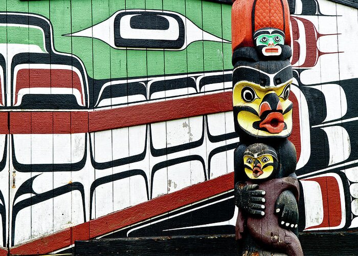 Outdoors Greeting Card featuring the photograph Totem Pole by Sankar Raman