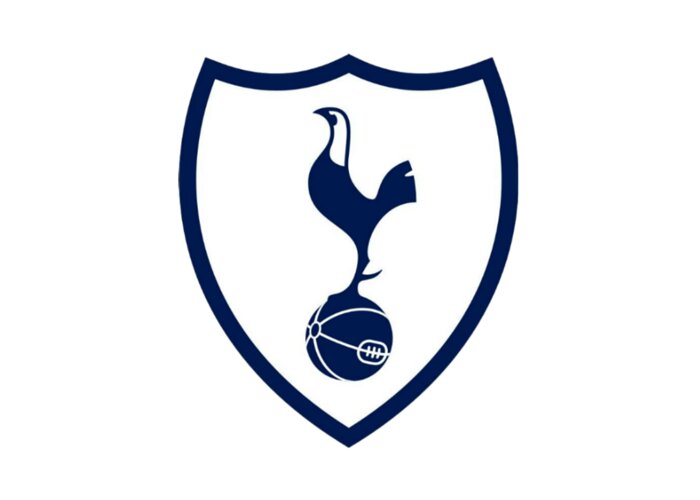 Tottenham Hotspur Logo Greeting Card by Vera Wahid