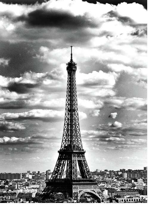 Arch Greeting Card featuring the photograph Tour Eiffel by Steve Lorillere