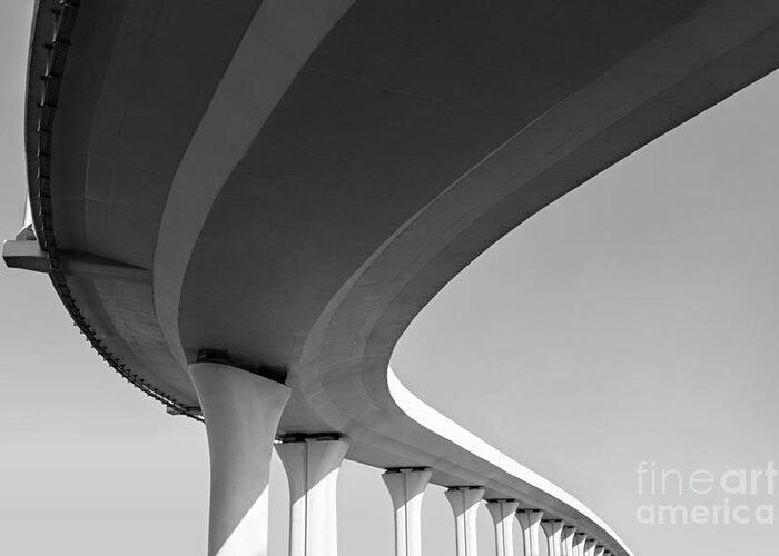 Concrete Greeting Card featuring the photograph Underside Of An Elevated Roads by Gubin Yury