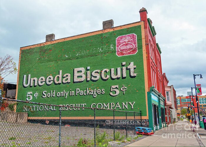 New York Greeting Card featuring the photograph Uneeda Biscuit by Lenore Locken